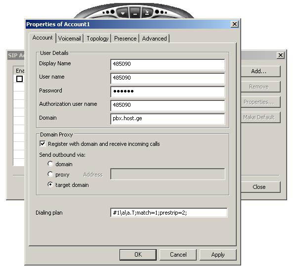 SIP Account